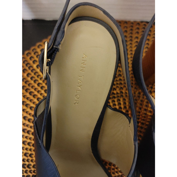 Ann Taylor Leather Peep Toes Size 7.5 - Picture 4 of 6